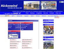 Tablet Screenshot of fahrrad-rueckenwind.de